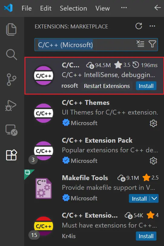 Microsoft Extensions for C