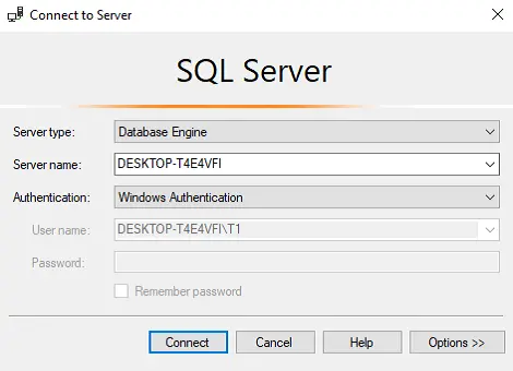 Initialize SQL Server Management Studio Version 20
